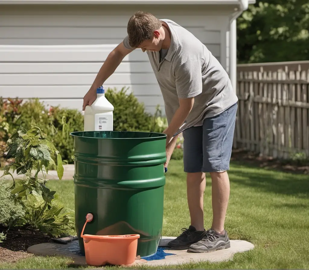 Maintenance and Care of Rain Barrel Stand