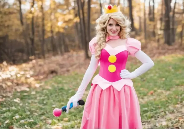 DIY Princess Peach Costume