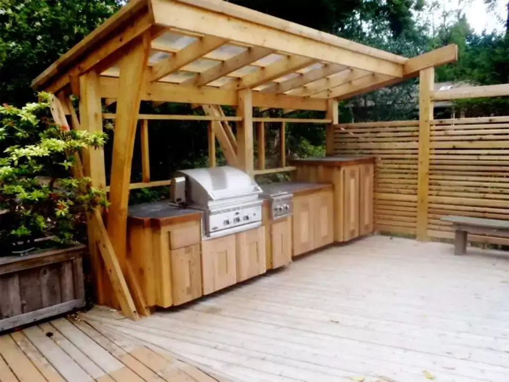 Rustic Outdoor Kitchen